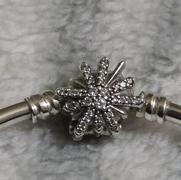 Pandora Sterling Silver Limited Ed Fireworks Bracelet 7.5 Gorgeous Like New! - Picture 4 of 7